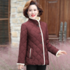 MQ1788-808新款时尚优雅气质立领长袖加绒加厚保暖短款棉衣外套 商品缩略图4