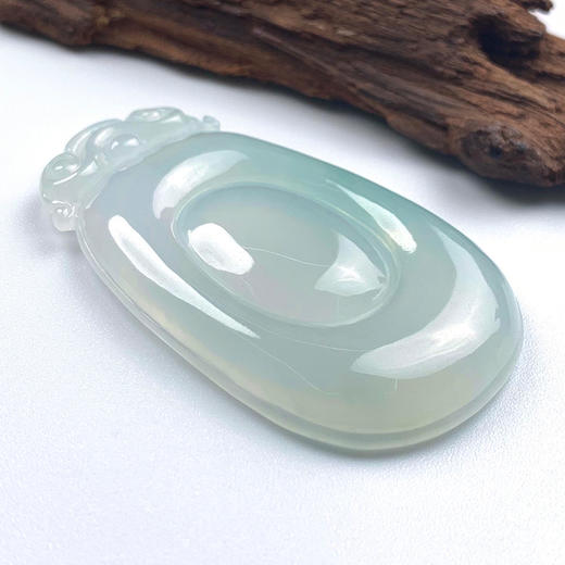 派瑞翡翠 翡翠挂件 糯冰种 飘翠 商品图3