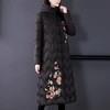 HT-N-B18-8385冬季新款优雅显瘦加厚绣花棉衣 商品缩略图1