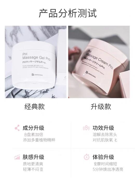 日本BbLaboratories胎盘素PH按摩膏霜清洁毛孔脸部面部粉色大粉罐 商品图4