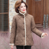 MQ1788-808新款时尚优雅气质立领长袖加绒加厚保暖短款棉衣外套 商品缩略图2