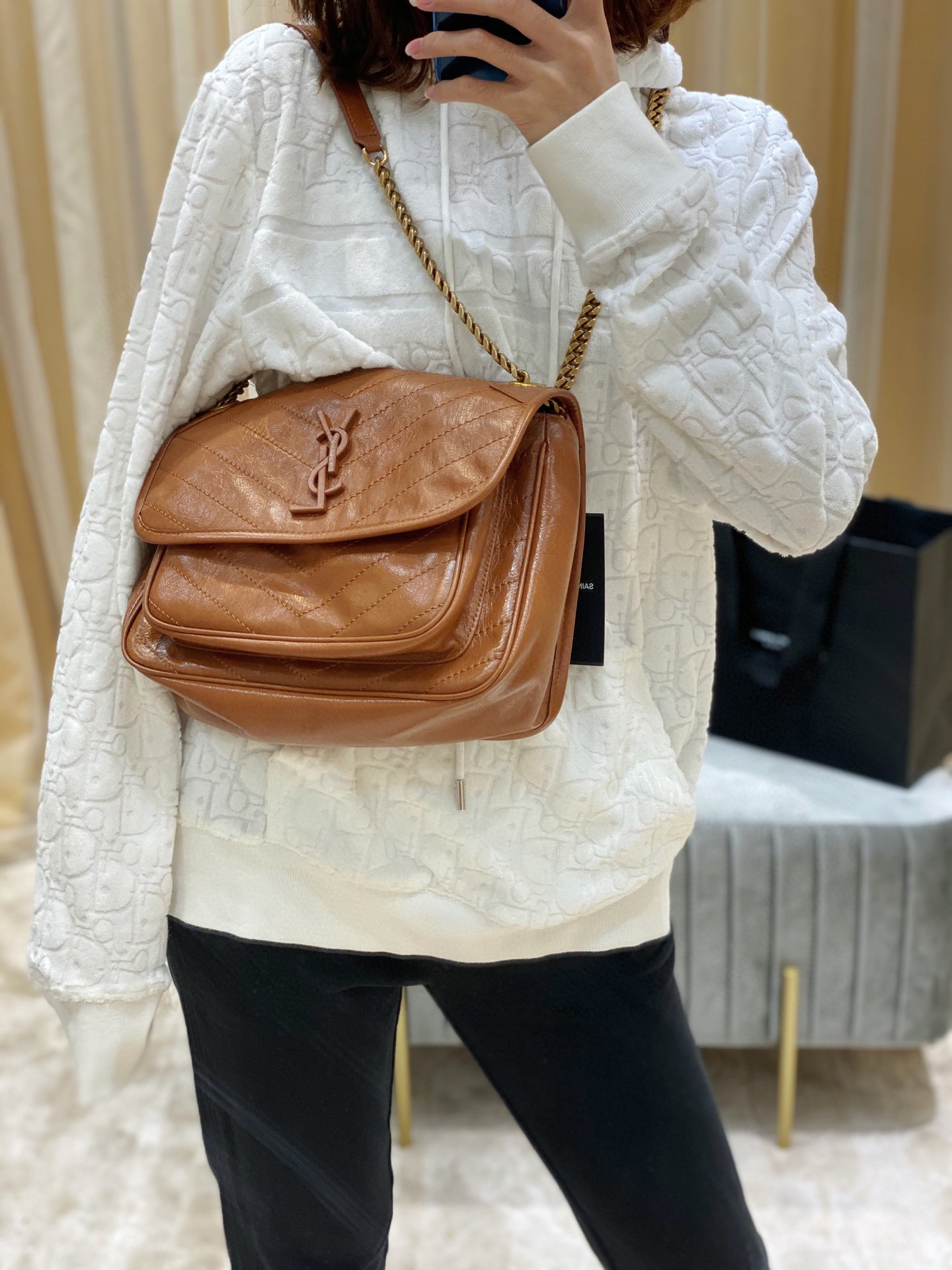 niki焦糖色中号28厘米