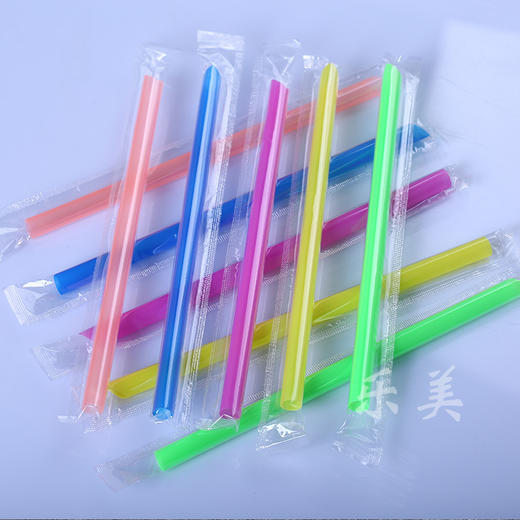 粗吸管100支装（颜色随机） 商品图2