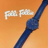 芙丽芙丽/Folli Follie 潮流休闲蓝色表皮带表超薄石英表 商品缩略图0