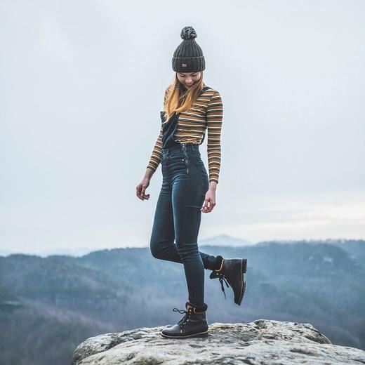 断码特价36码&37码西班牙原产时尚舒适羊毛款皮毛一体女士皮靴P03LTB2（高品质纯天然羊毛内衬） 商品图6