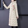 HT-N-B18-8385冬季新款优雅显瘦加厚绣花棉衣 商品缩略图3