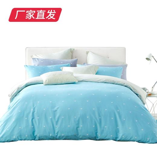 【LOVO】麦琪的礼物四件套 蓝色（200*230） 厂家直发（厂家直发）  商品图2