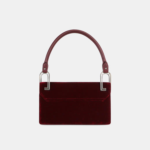 Deco Line Shoulder Bag 红丝绒方形包 商品图3