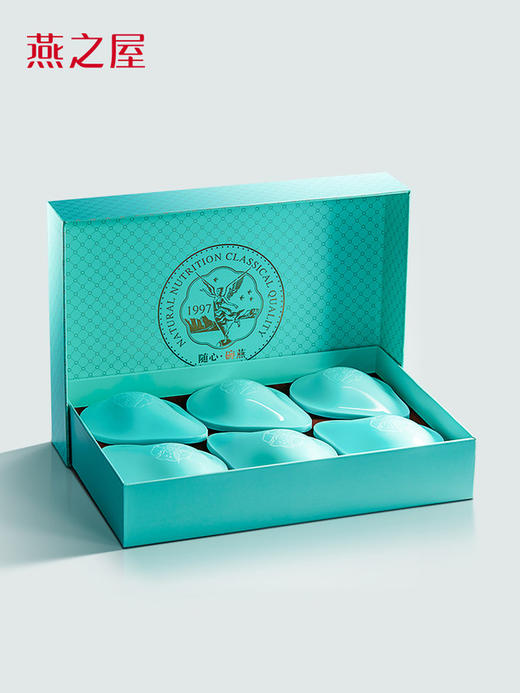 燕之屋碗燕 即食冰糖燕窝礼盒装108g*6碗 进口正品印尼金丝燕 商品图0