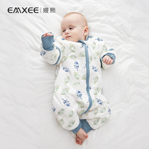 嫚熙婴童印花分腿睡袋 商品图0