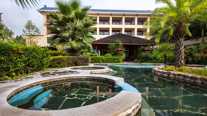  河源叶园温泉度假酒店>双人早餐 温泉 水上乐园 - 菊厂爱旅行