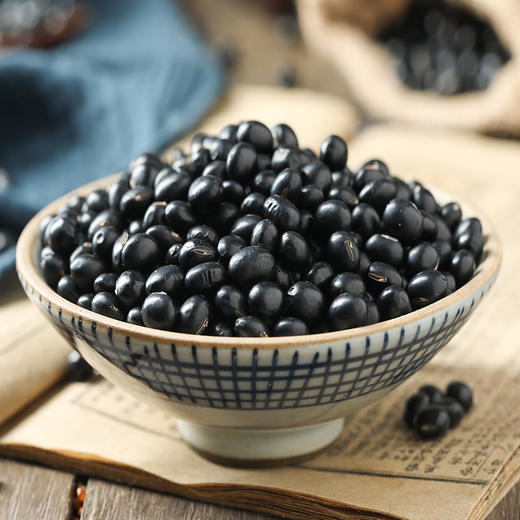  燕之坊 黑豆2斤 辽宁彰武原产地采集 东北黑豆 饱满易煮 商品图2