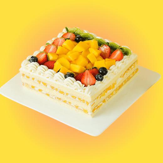 【2磅】春色满园-鲜果奶油裸蛋糕 商品图0