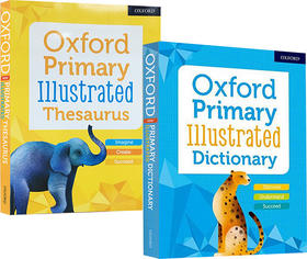 牛津小学少儿全彩插图词典/同义词词典2册 Oxford Primary Illustrated Dictionary/Thesaurus 英语单词积累写作训练必备工具书 2019年新版