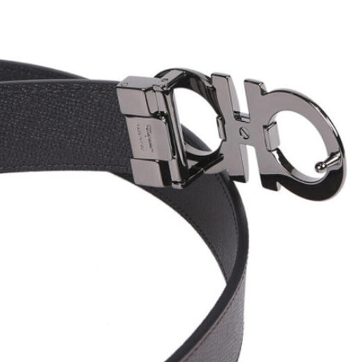 【二】FERRAGAMO 菲拉格慕 男士腰带双面用可裁剪皮带裤带 棕色 67 5542 689112 商品图3