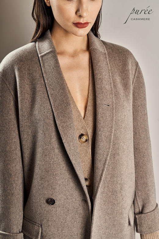 #0901 「THE FRENCH BLAZER」100% CASHMERE 法式一粒扣短大衣 商品图9