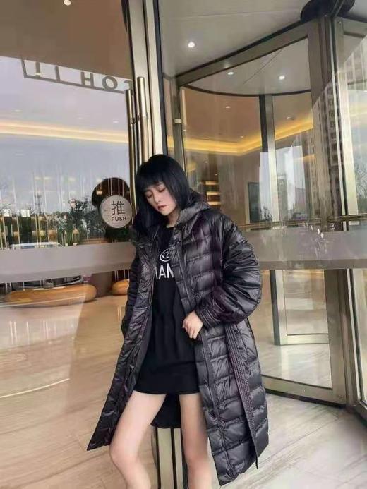 花雨伞女装羽绒服by9002-888简约气质中长款