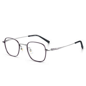 【特价秒杀款】普莱斯W8054 β钛 小框文艺 中性