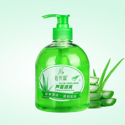 佰芳源芦荟洗手液洁净清洁健康保湿滋润泡沫洗手液补充装清爽护理 商品图3