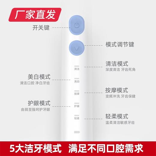 【小狗】电动牙刷 Y1（厂家直发）  商品图5
