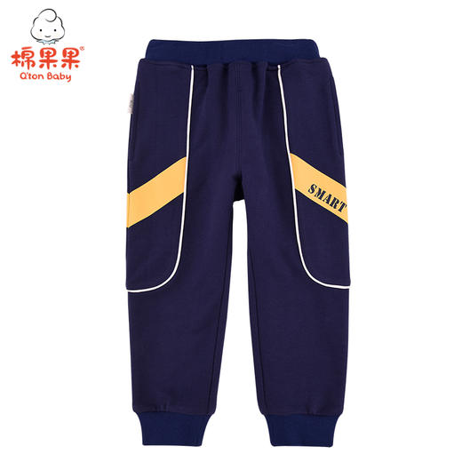 棉果果春秋季男童小毛圈长裤裤子M112200221090 商品图0