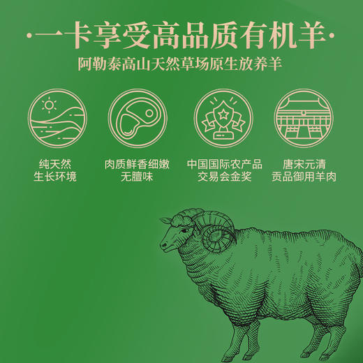 熊猫有礼巨献 | 新疆千里贡羊肉卡 精选大尾羊羔羊 天然牧场游牧 商品图2