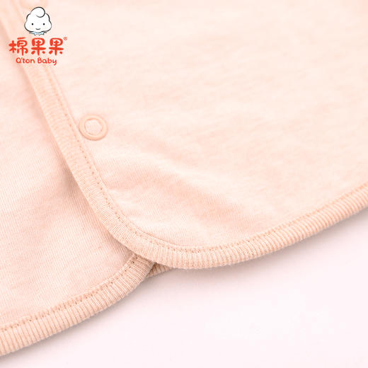 棉果果春秋款新疆彩棉纯棉男童女童磨毛汗布挂里马夹M101171121037 商品图2