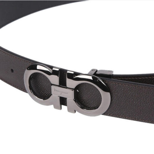 【二】FERRAGAMO 菲拉格慕 男士腰带双面用可裁剪皮带裤带 棕色 67 5542 689112 商品图2