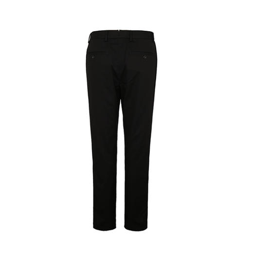 【二】BURBERRY 巴宝莉 男士修身棉质斜纹棉布休闲裤 黑色 8018098 A1189 商品图2