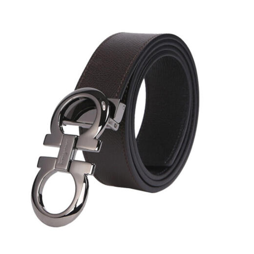 【二】FERRAGAMO 菲拉格慕 男士腰带双面用可裁剪皮带裤带 棕色 67 5542 689112 商品图1