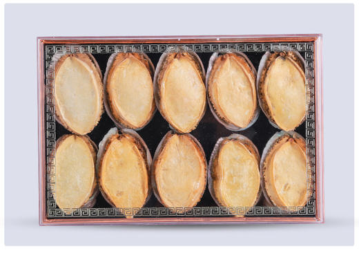 冻干鲍鱼10头装 大鲍鱼年货礼盒 海鲜礼包 送礼滋补带手提 商品图2