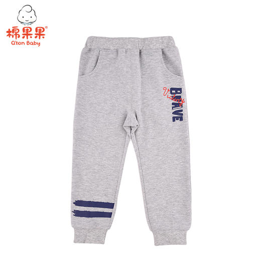 棉果果春秋季男童小毛圈长裤裤子M112200221089 商品图2