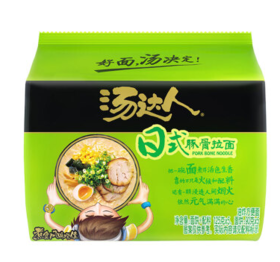 统一 方便面 汤达人 日式豚骨味方便面 五连包