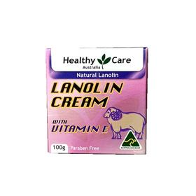 【海外直邮】Healthy Care 天然VE葡萄籽面霜绵羊油 100g