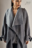 #1212「SQUARED WRAP COAT」85% WOOL 15% CASHMERE 高级灰独有翻领大衣 商品缩略图4