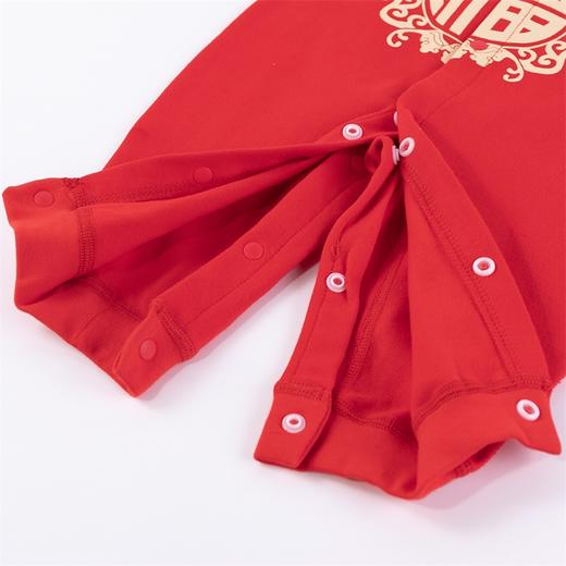 贝贝怡满月服婴儿服春秋长袖中国风宝宝连体衣哈衣BB1258 商品图6