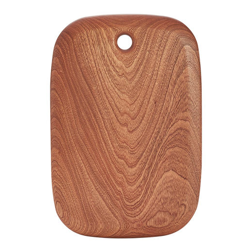 初心| 椭圆形乌檀木大叶花梨菜板水果板 商品图5