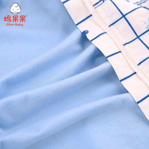 棉果果春秋季男童挂里印格连帽梭织夹克M112130421125 商品图5