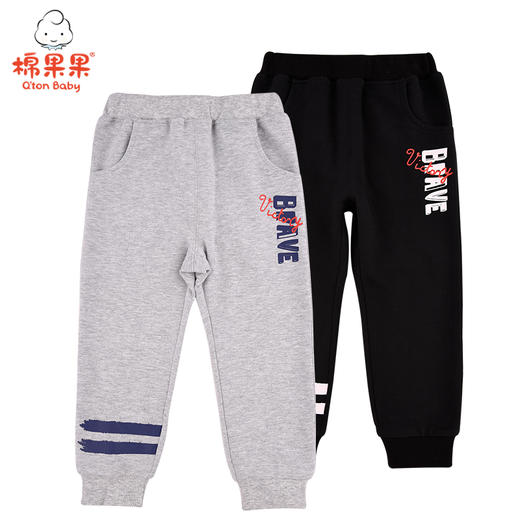 棉果果春秋季男童小毛圈长裤裤子M112200221089 商品图0