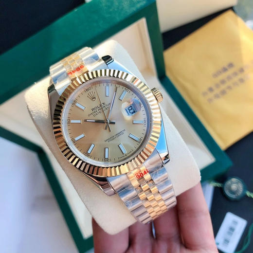 升级版 劳力士日志型41mm 男士机械腕表升级到货！更具时代性的大众适宜尺寸！
机芯：搭载进口西铁城机械机芯，零返修！ 商品图0