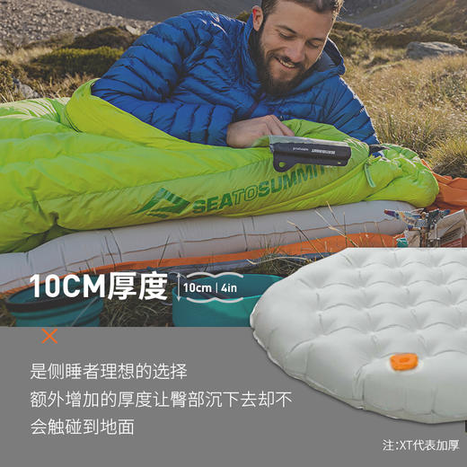 海峰 10厘米厚 R3.2 轻至490克 睡垫(Sea To Summit ETHER LIGHT XT) 商品图3