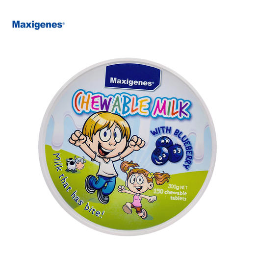 美可卓 蓝莓味咀嚼奶片150粒 商品图3