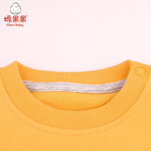 棉果果春秋季男童上衣小毛圈圆领卫衣M112180221077 商品图2
