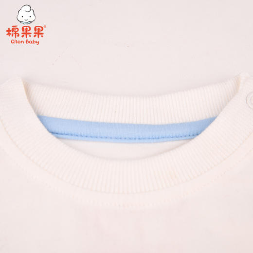 棉果果春秋季男童上衣氨棉汗布长袖套头T恤M112140221116 商品图3