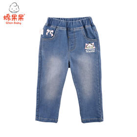 棉果果春秋季女童牛仔长裤  M322200219460