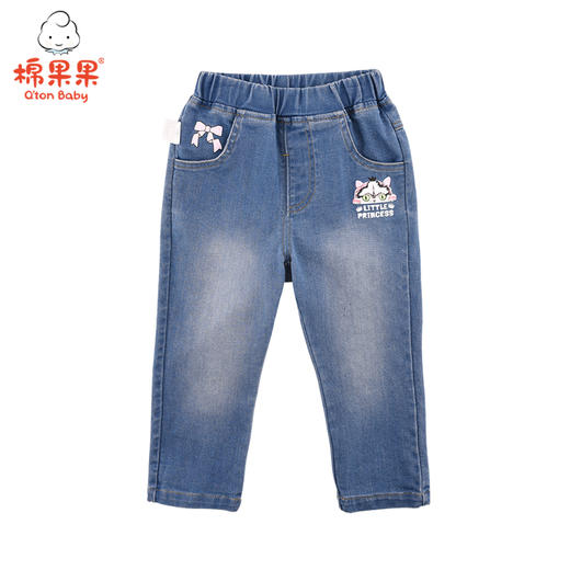 棉果果春秋季女童牛仔长裤  M322200219460 商品图0