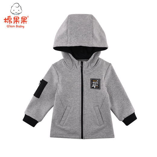 棉果果春秋季男童连帽运动外套 M312100419511 商品图0