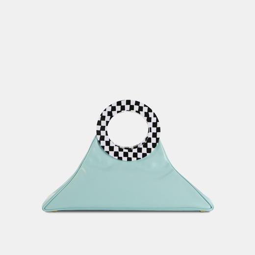 【默认微瑕 不退不换】Triangle Tote 蓝色三角托特包 商品图3