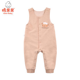 棉果果春秋季新疆彩棉男童女童背带裤M301204119413