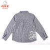 棉果果春秋季男童纯棉梭织格布长袖衬衫M112150221081 商品缩略图1